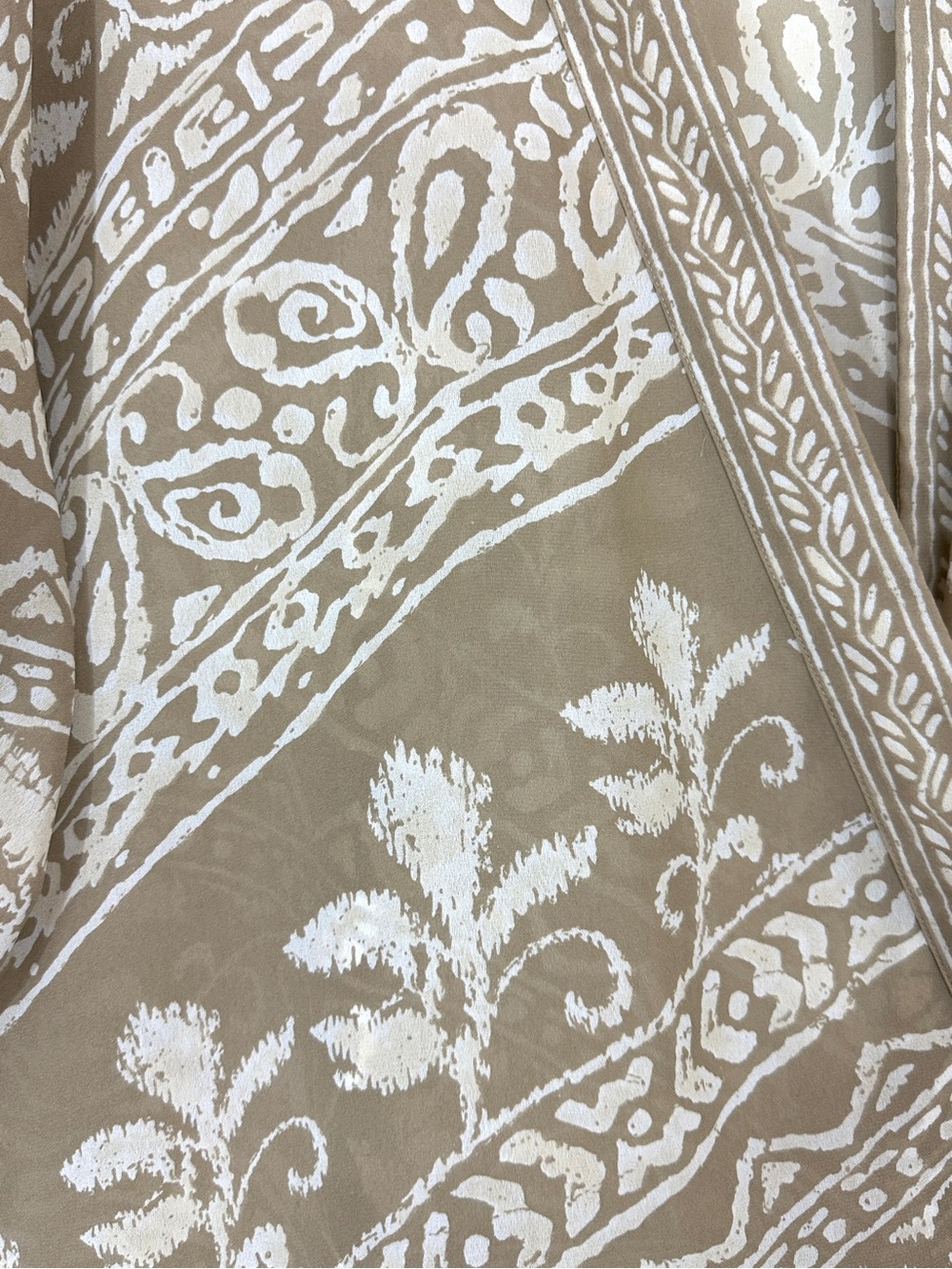 Coldwater Creek Beige Boho Kimono Carxigan - Picture 3 of 5